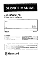 Sherwood AM-8500-Service-Manual